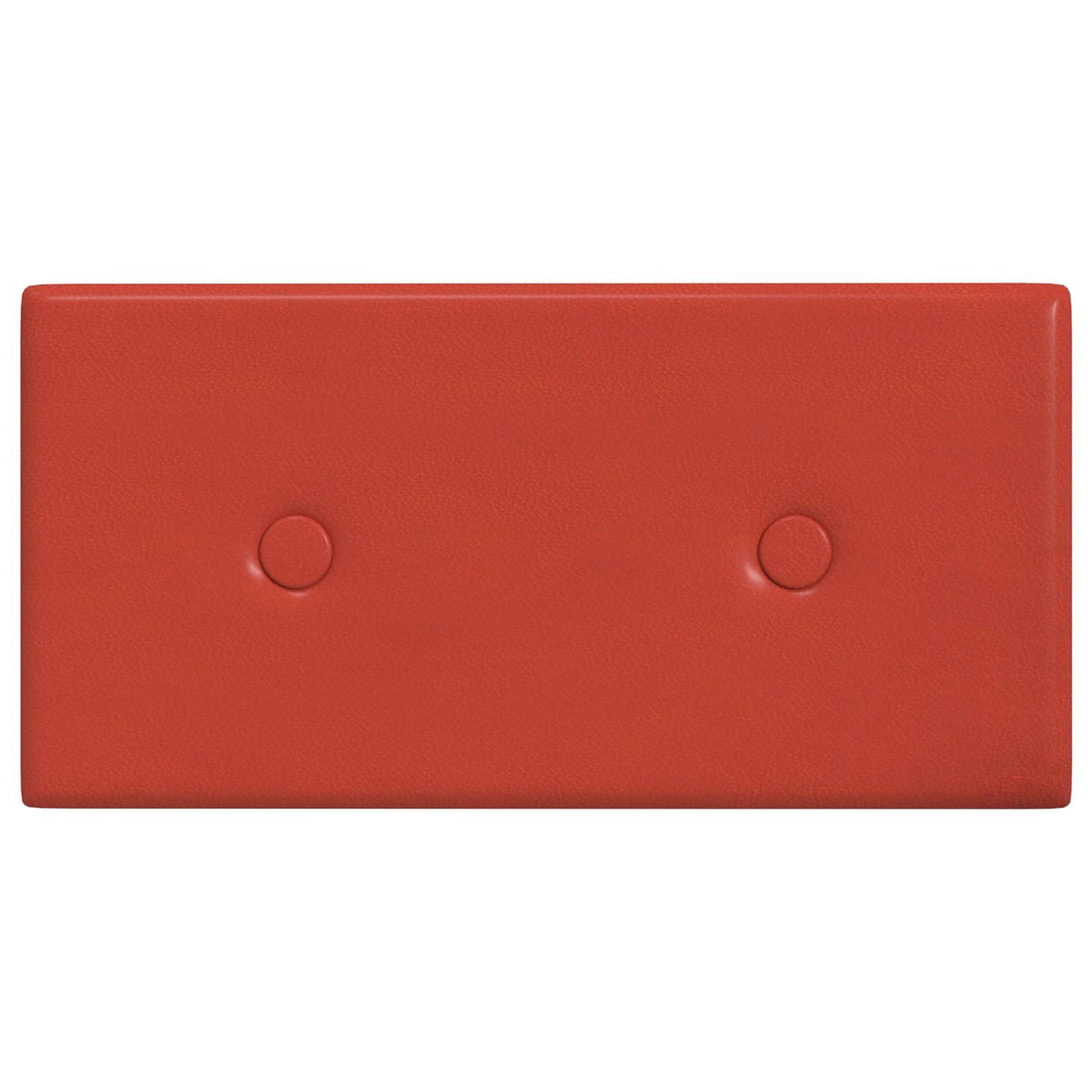 Testiera da Parete 12 pz Rosso Pelle Sintetica