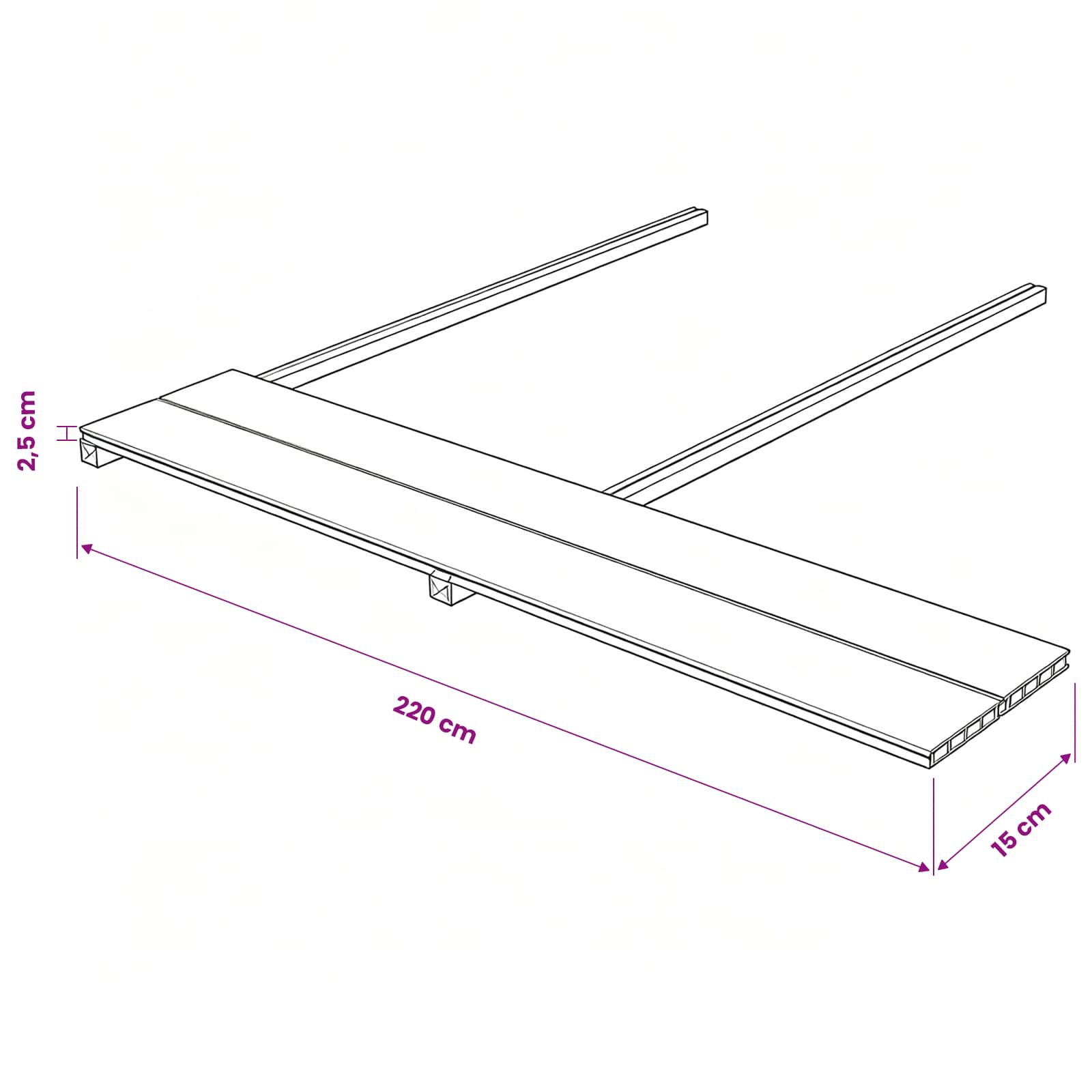 Pavimento da Deck 6 pcs Marrone Scuro WPC | homemem39