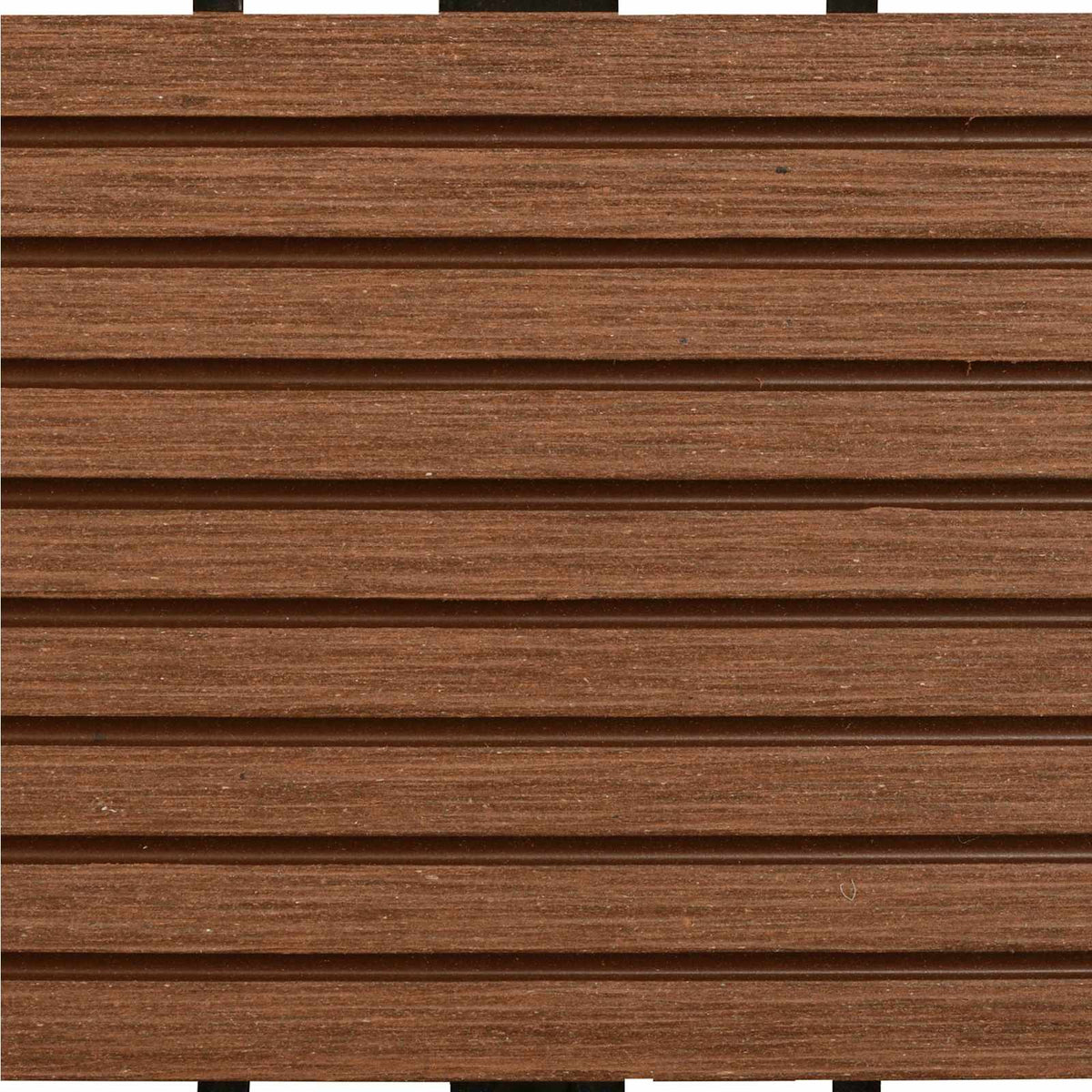 Piastrella per Decking 11 pz Marrone 30 x 30 cm WPC
