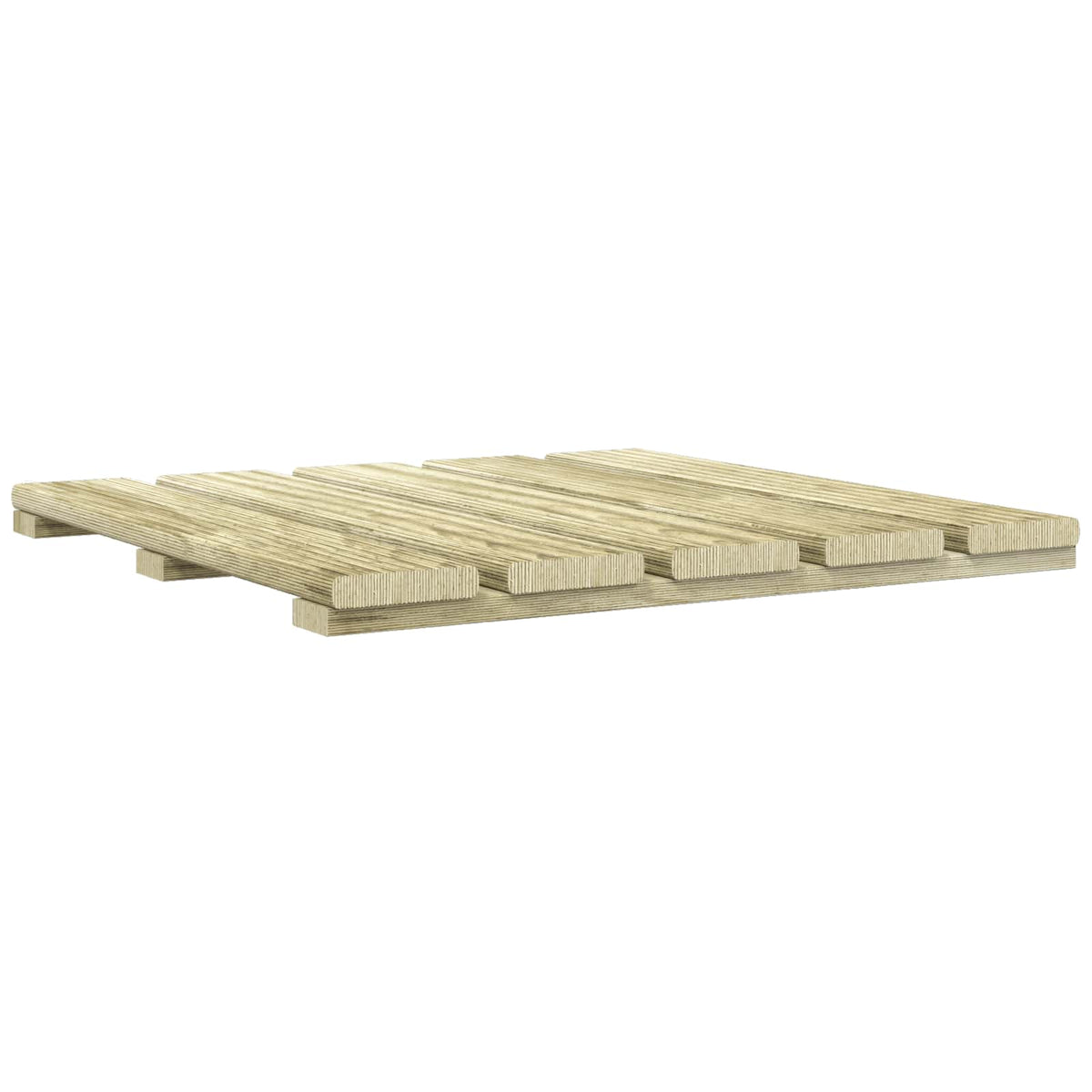 Piastrella per Decking 6 pz Verde 50 x 50 cm