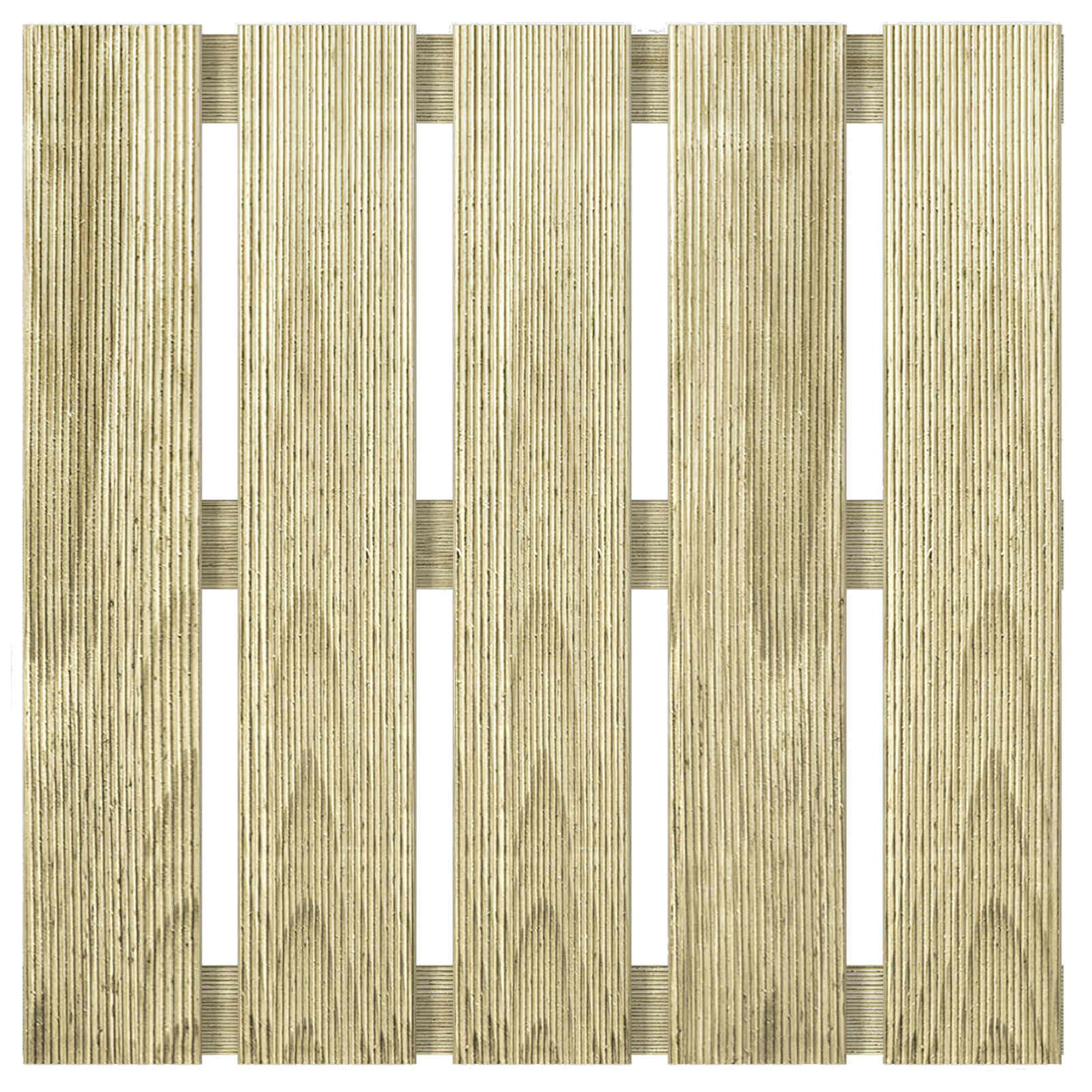 Piastrella per Decking 6 pz Verde 50 x 50 cm