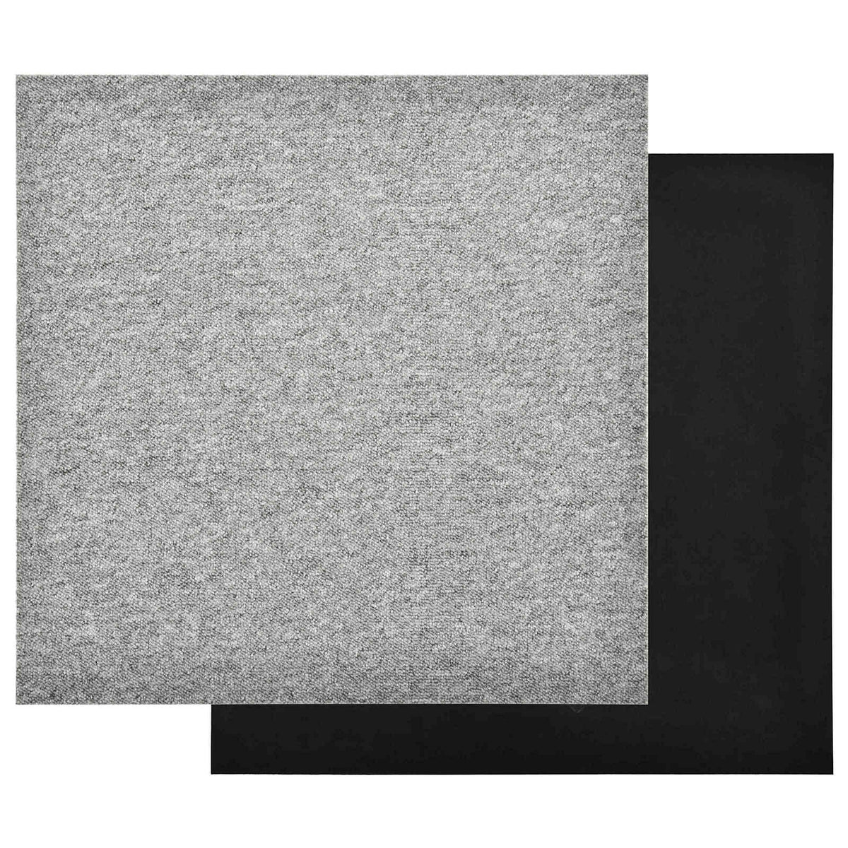 Tappeto 20 pz Grigio Chiaro 50 x 50 cm 100% Polipropilene