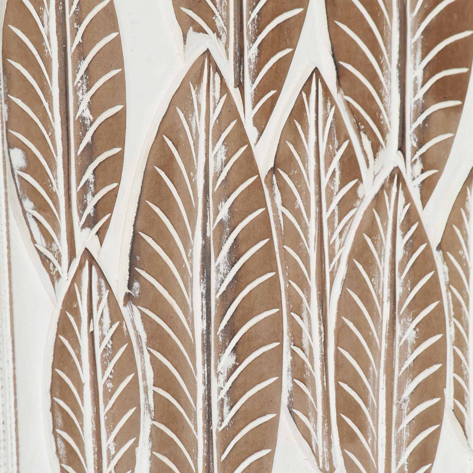 Decorazione artistica 3 pcs Marrone e bianco 40 x 40 x 1,5 cm | homemem39