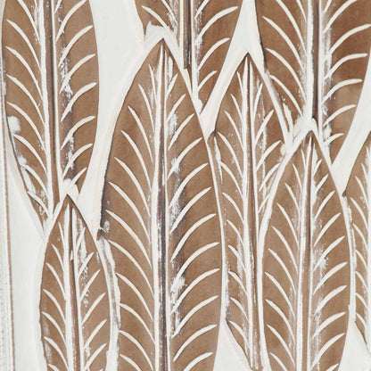 Decorazione artistica 3 pcs Marrone e bianco 40 x 40 x 1,5 cm | homemem39