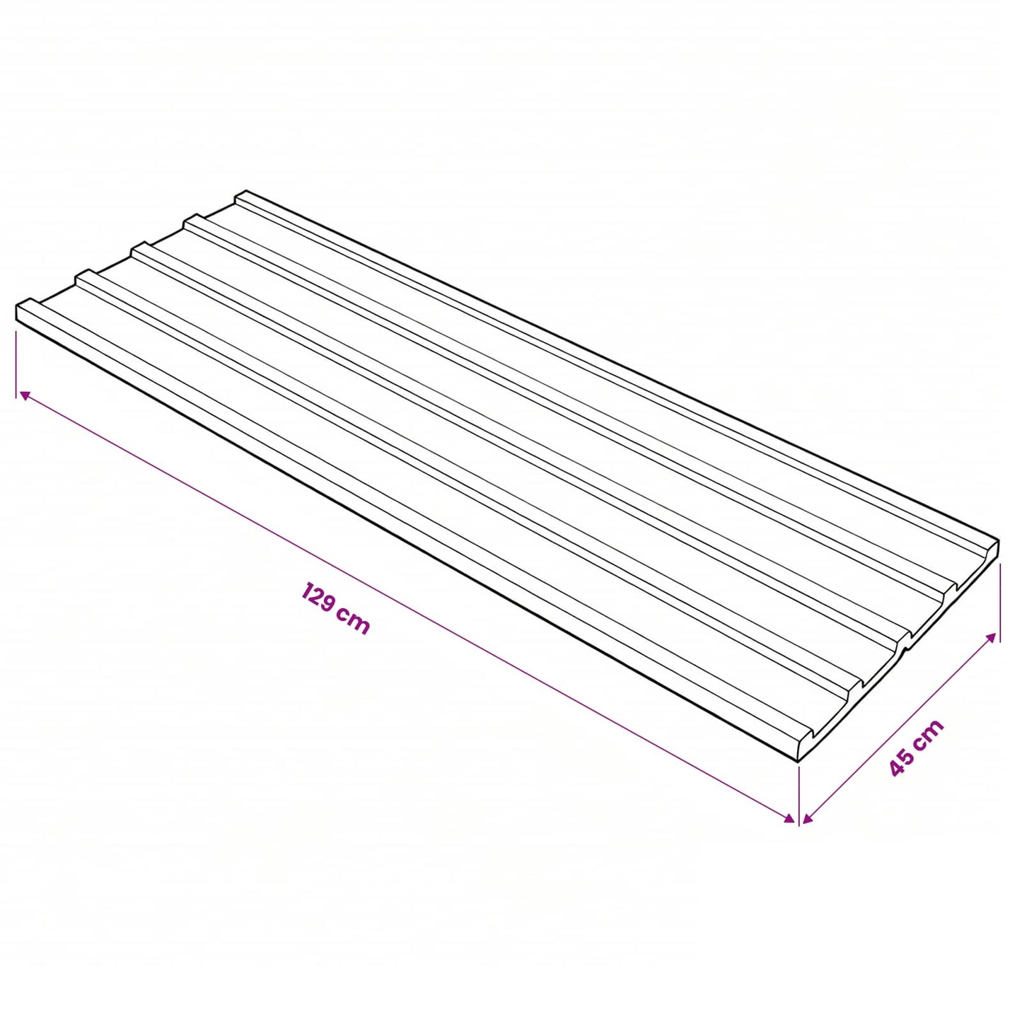 Pannello per tetto 12 pcs Grigio 129 x 45 cm Acciaio zincato | homemem39