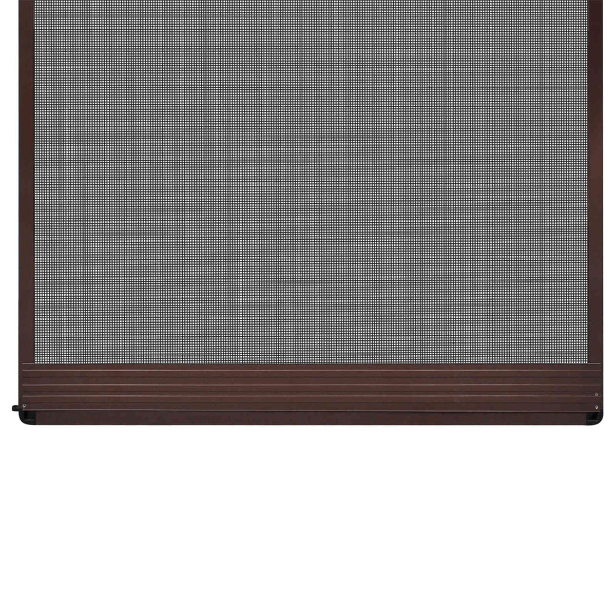 Schermo Insetti a Battente Marrone e Nero 100 x 215 cm