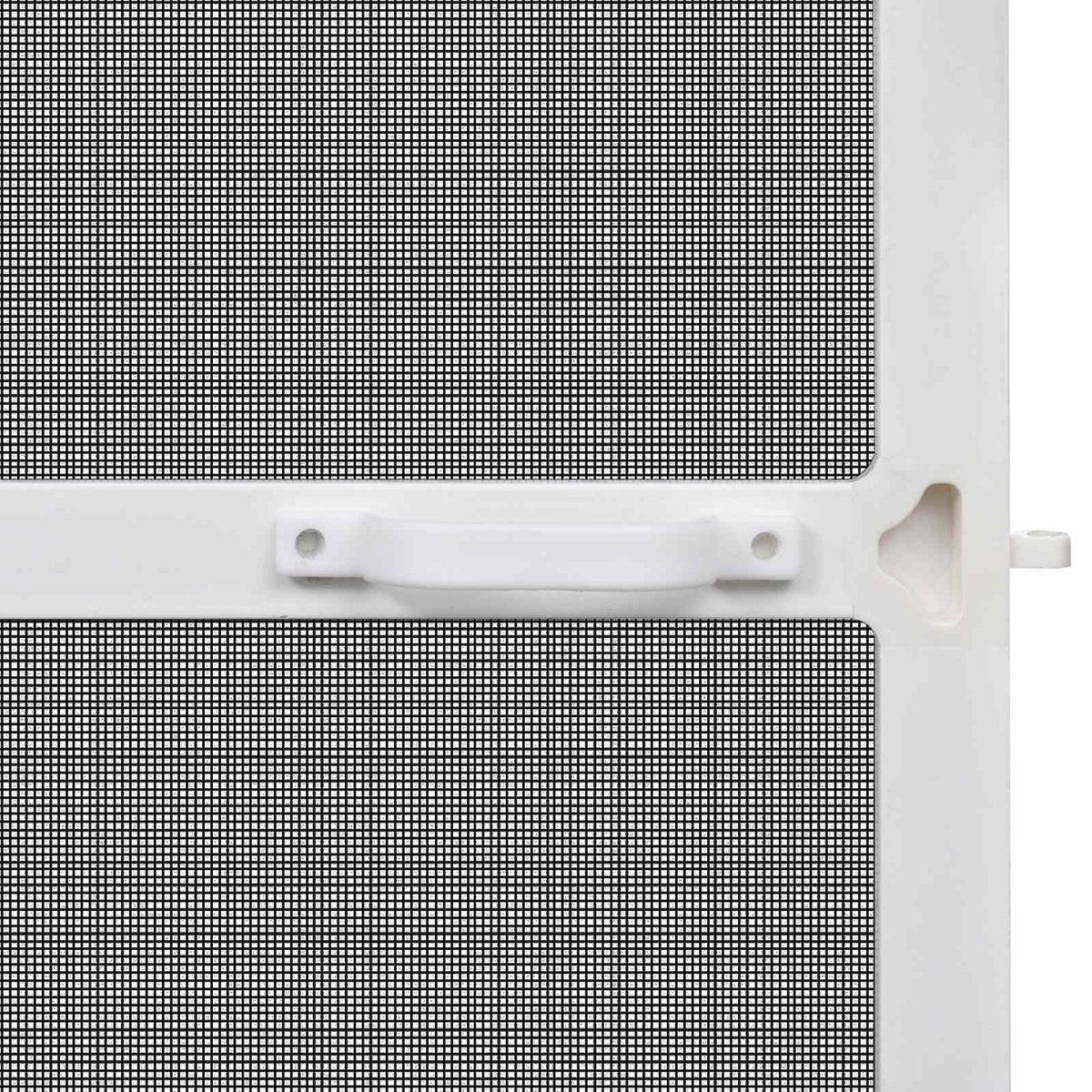 Schermo Insetti a Battente Bianco e Nero 120 x 240 cm