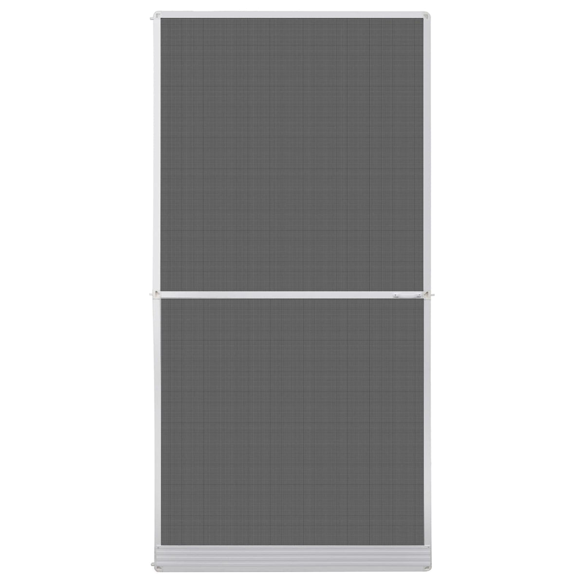 Schermo Insetti a Battente Bianco e Nero 120 x 240 cm