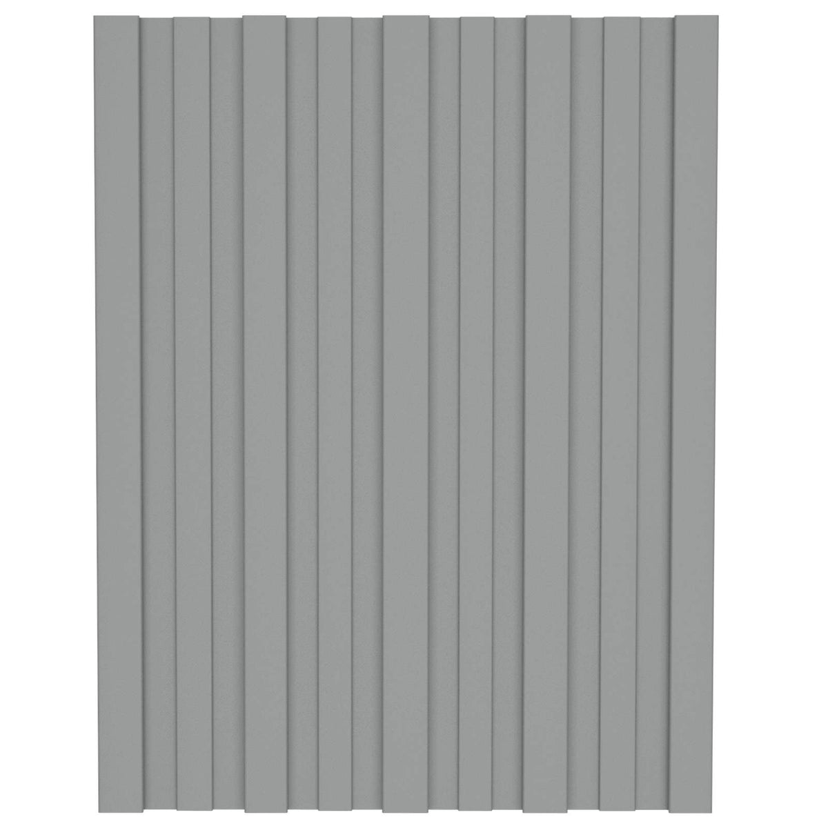 Pannello per tetto 36 pz Grigio 60 x 45 cm Acciaio zincato