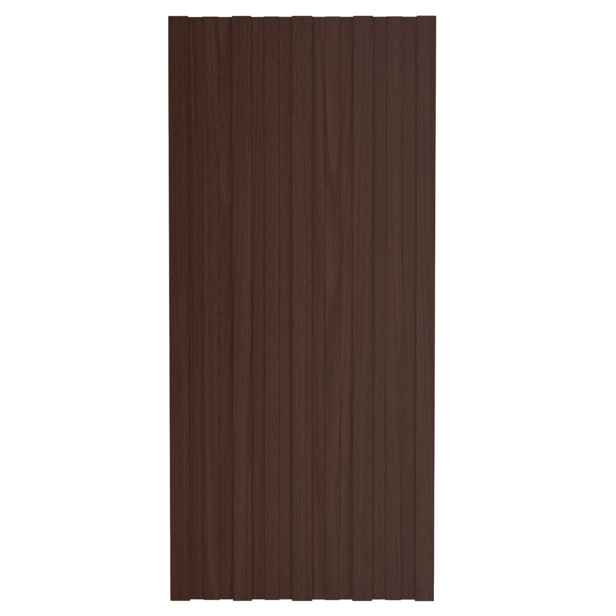 Pannello per tetto 36 pz Marrone 100 x 45 cm Acciaio zincato
