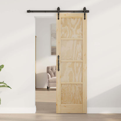 Porta Interna Naturale 61 x 198,5 cm Legno compensato | homemem39