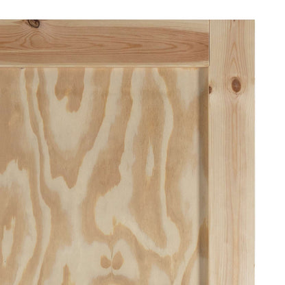 Porta Interna Naturale 73,5 x 211 cm Legno compensato | homemem39