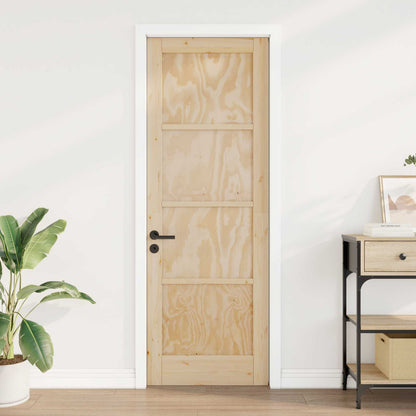 Porta Interna Naturale 73,5 x 211 cm Legno compensato | homemem39