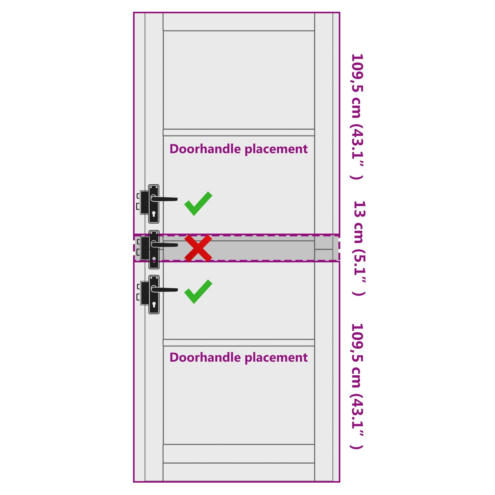 Porta Interna Naturale 83 x 232 cm Legno compensato | homemem39