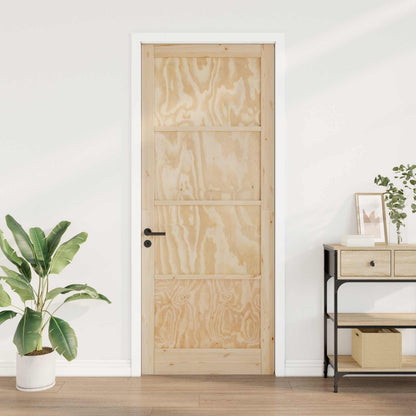 Porta Interna Naturale 83 x 232 cm Legno compensato | homemem39
