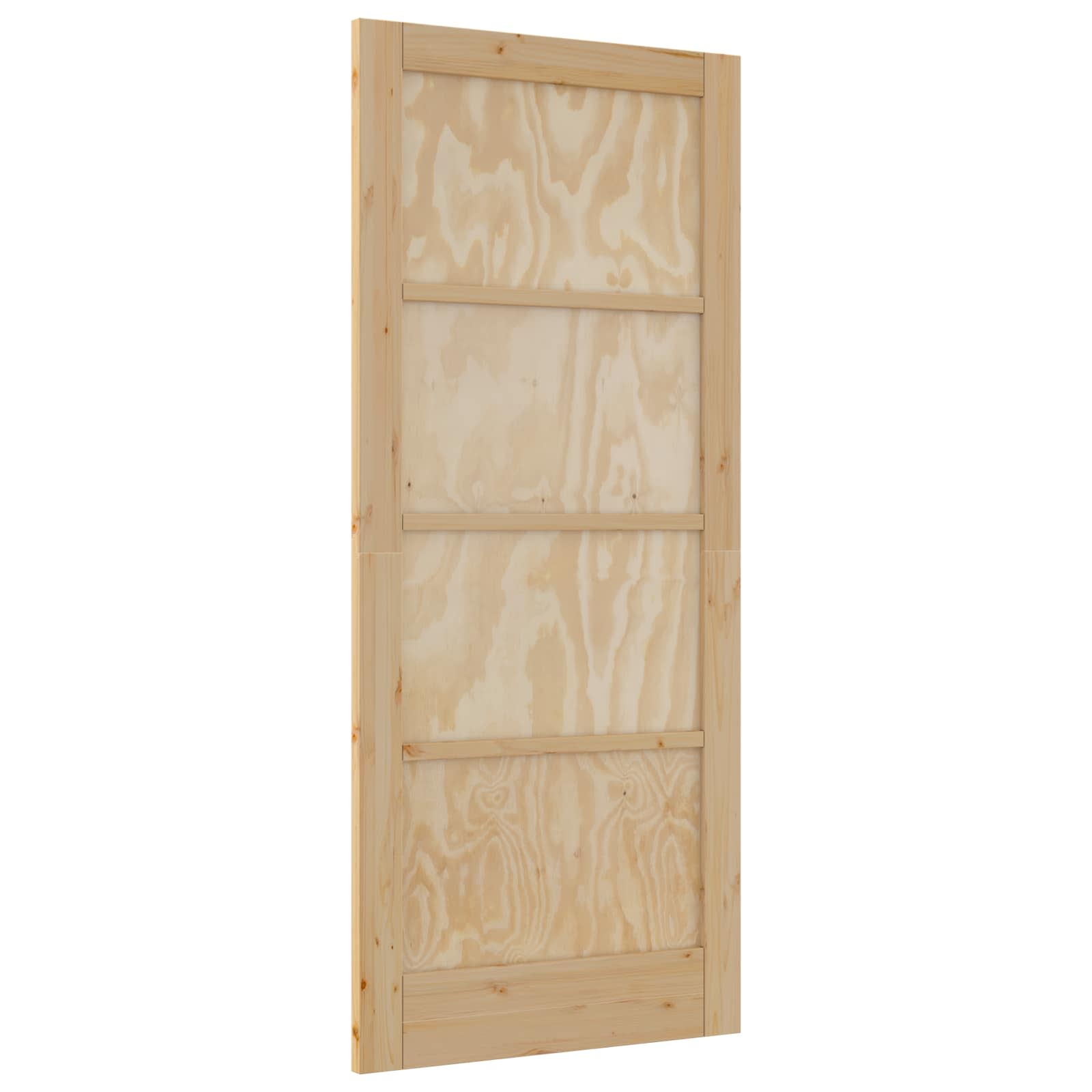 Porta Interna Naturale 86 x 198,5 cm Legno compensato | homemem39