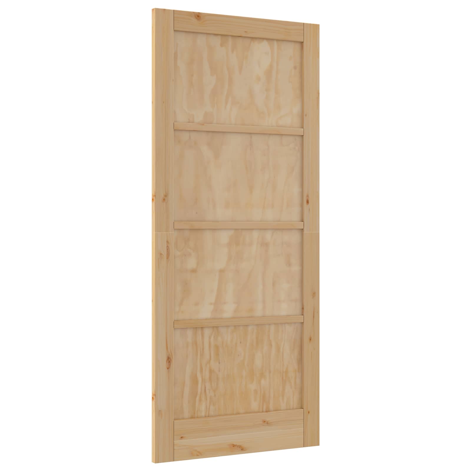 Porta Interna Naturale 86 x 198,5 cm Legno compensato | homemem39