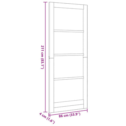 Porta Interna Naturale 86 x 211 cm Legno compensato | homemem39