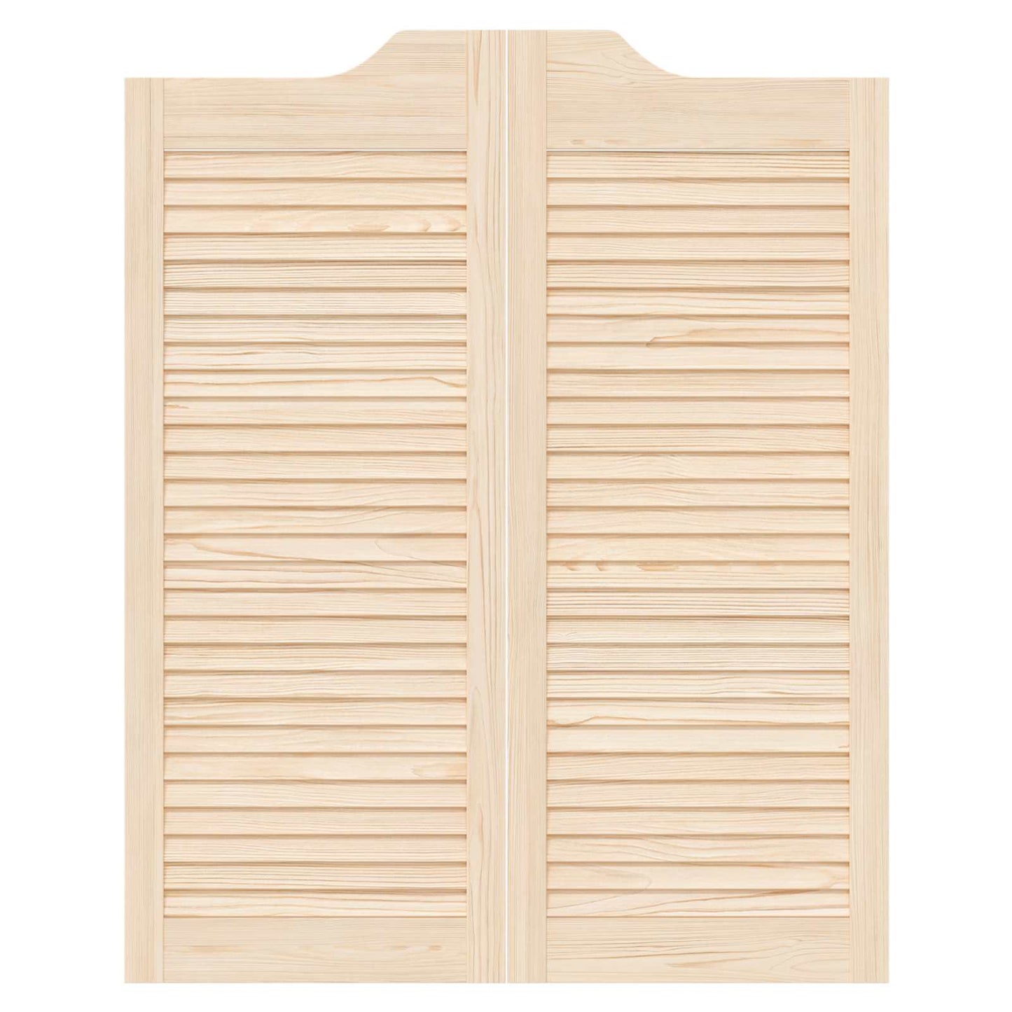 Porte Swing 2 pcs Naturale Legno Massello di Pino | homemem39