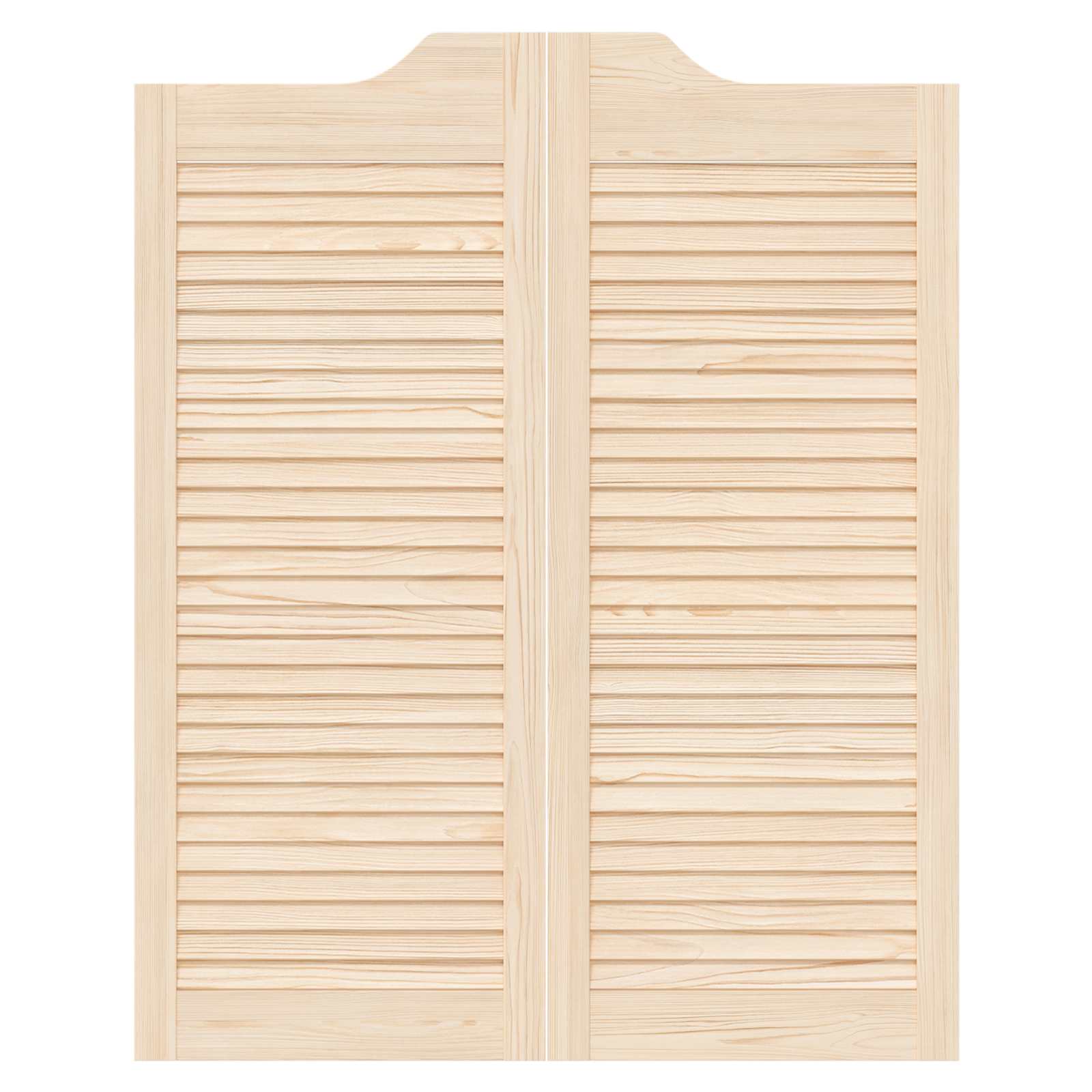 Porte Swing 2 pcs Naturale Legno Massello di Pino | homemem39