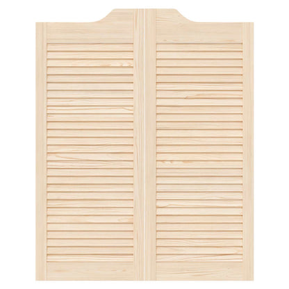 Porte Swing 2 pcs Naturale Legno Massello di Pino | homemem39
