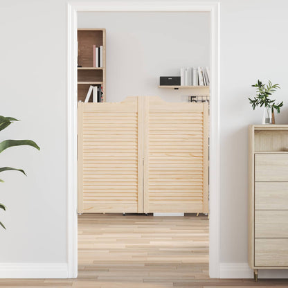 Porte Swing Naturale 90 x 50 cm Legno Massello di Pino | homemem39
