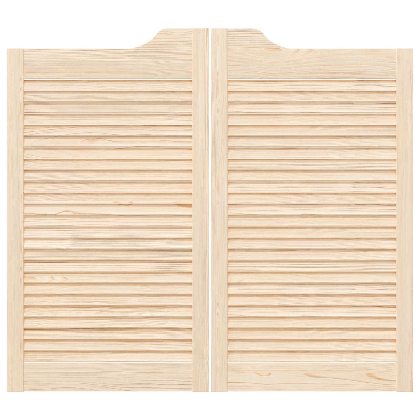 Porte Swing Naturale 90 x 50 cm Legno Massello di Pino | homemem39