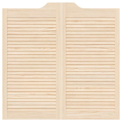 Porte Swing Naturale 100 x 50 cm Legno Massello di Pino | homemem39