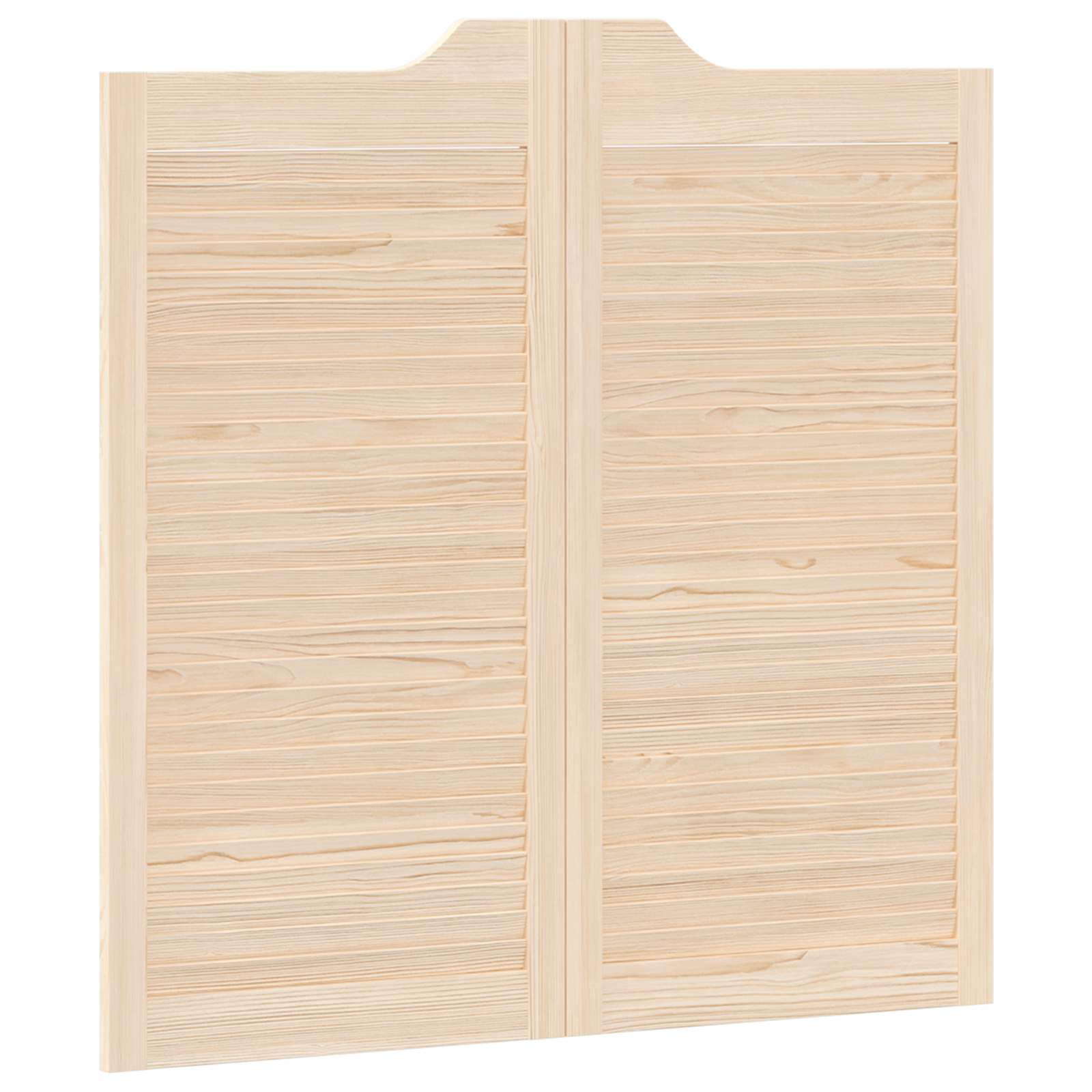 Porte Swing 2 pcs Naturale Legno Massello di Pino | homemem39
