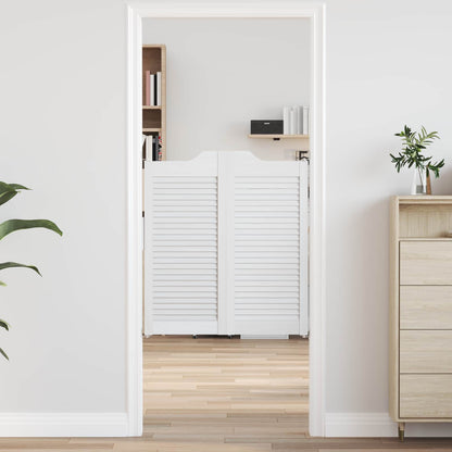 Porte Swing Bianco 90 x 40 cm Legno Massello di Pino | homemem39