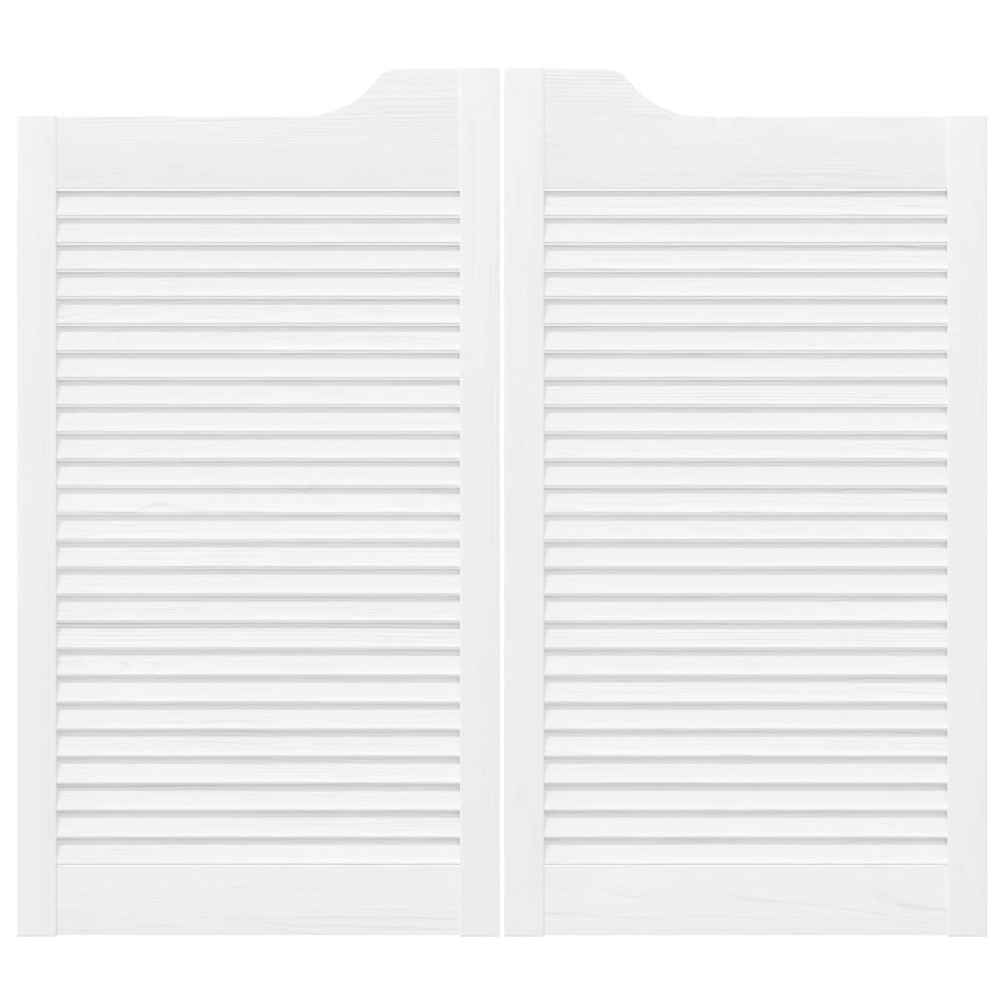 Porte Swing Bianco 90 x 40 cm Legno Massello di Pino | homemem39