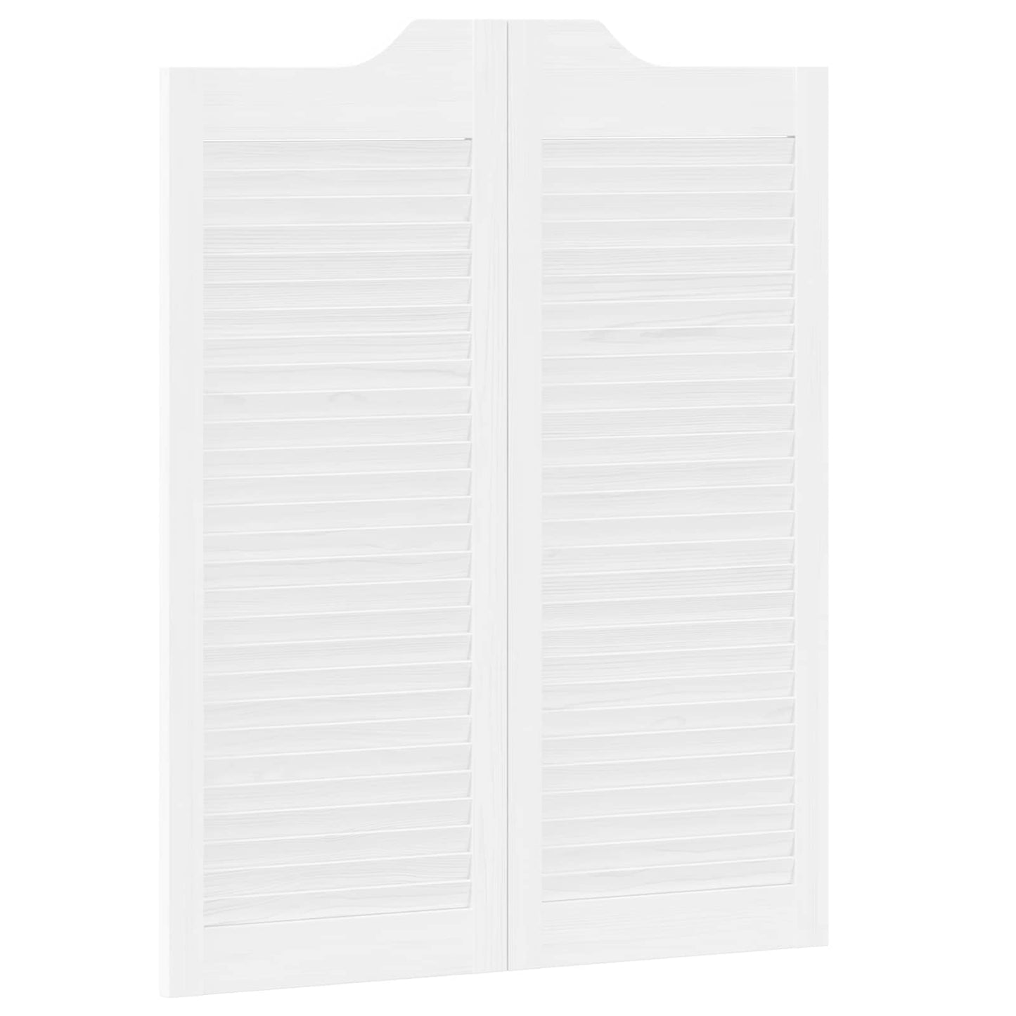 Porte Swing Bianco 100 x 40 cm Legno Massello di Pino | homemem39
