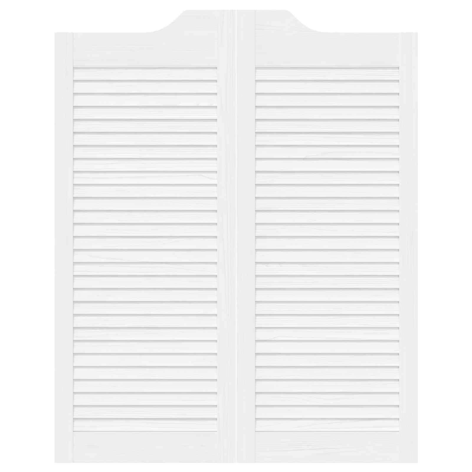 Porte Swing Bianco 100 x 40 cm Legno Massello di Pino | homemem39