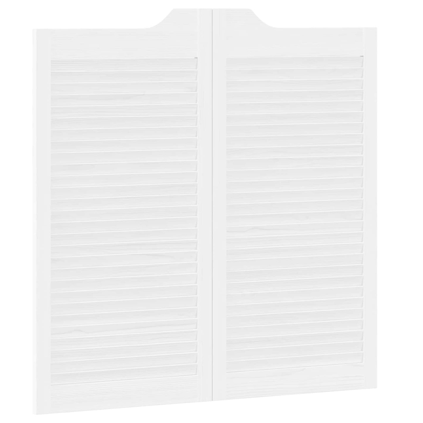 Porte Swing Bianco 100 x 50 cm Legno Massello di Pino | homemem39