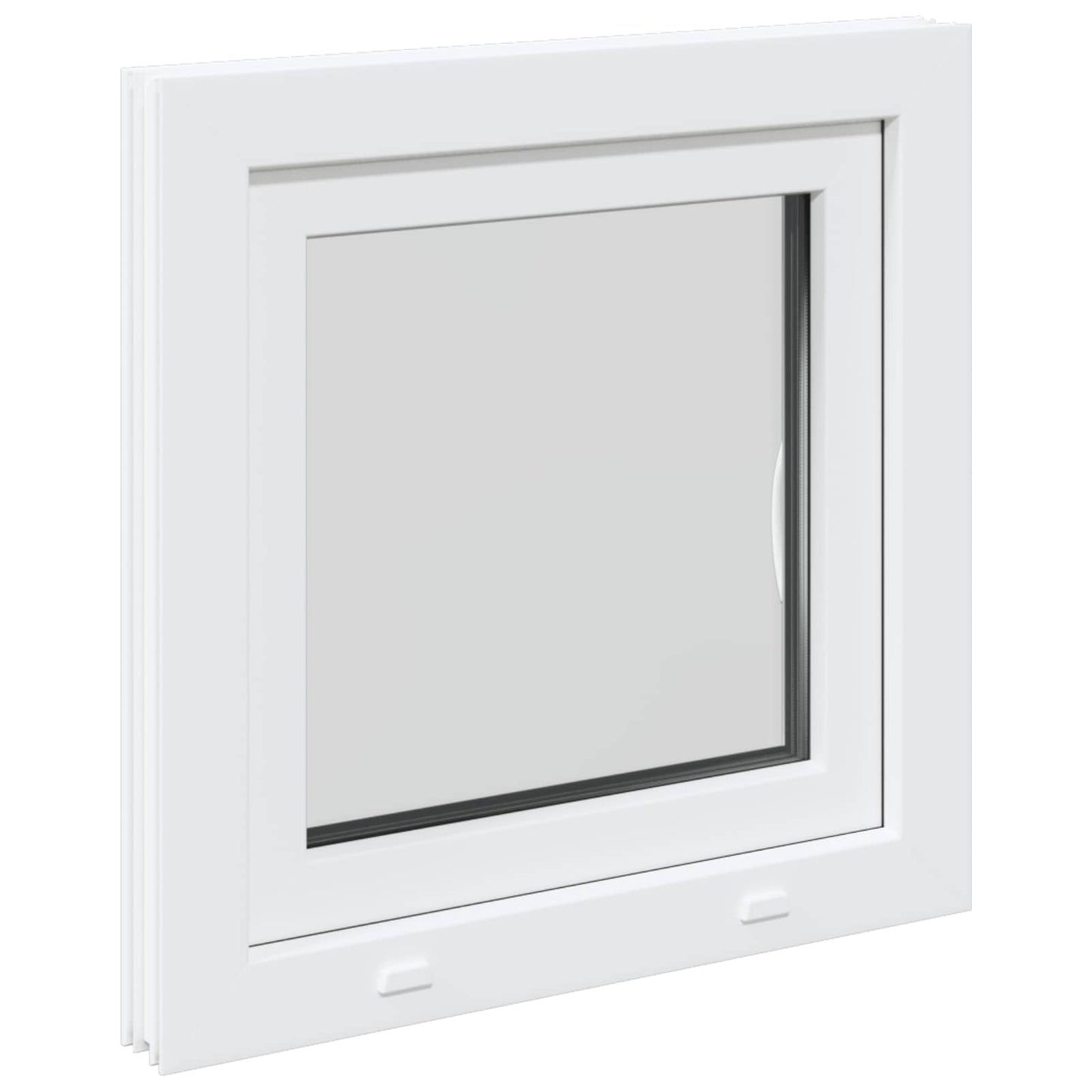 Finestra per Soffitta RISOR 60 x 60 cm PVC e Vetro Bianco | homemem39