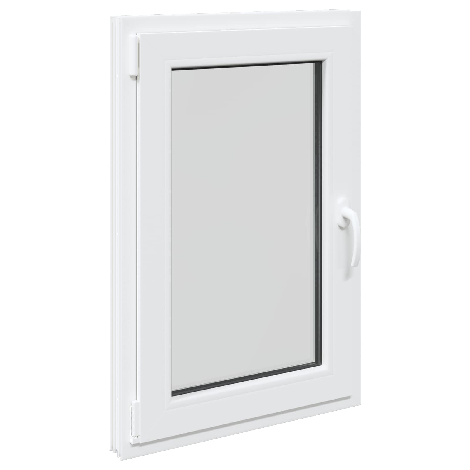 Finestra per Soffitta RISOR 60 x 90 cm PVC e Vetro Bianco | homemem39