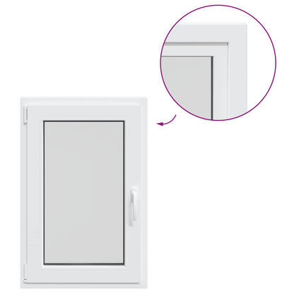 Finestra per Soffitta RISOR 60 x 100 cm PVC e Vetro Bianco | homemem39