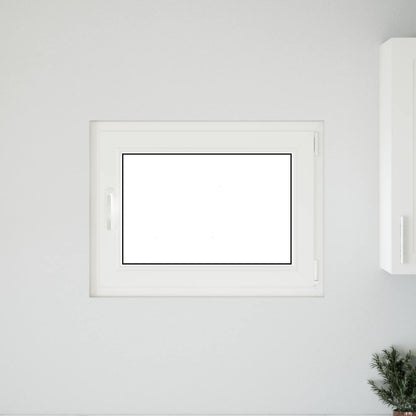 Finestra per Soffitta RISOR 80 x 70 cm PVC e Vetro Bianco