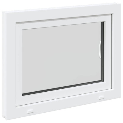 Finestra per Soffitta RISOR 80 x 70 cm PVC e Vetro Bianco | homemem39
