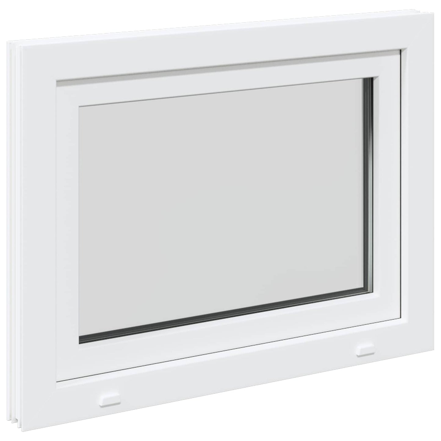 Finestra per Soffitta RISOR 80 x 70 cm PVC e Vetro Bianco | homemem39