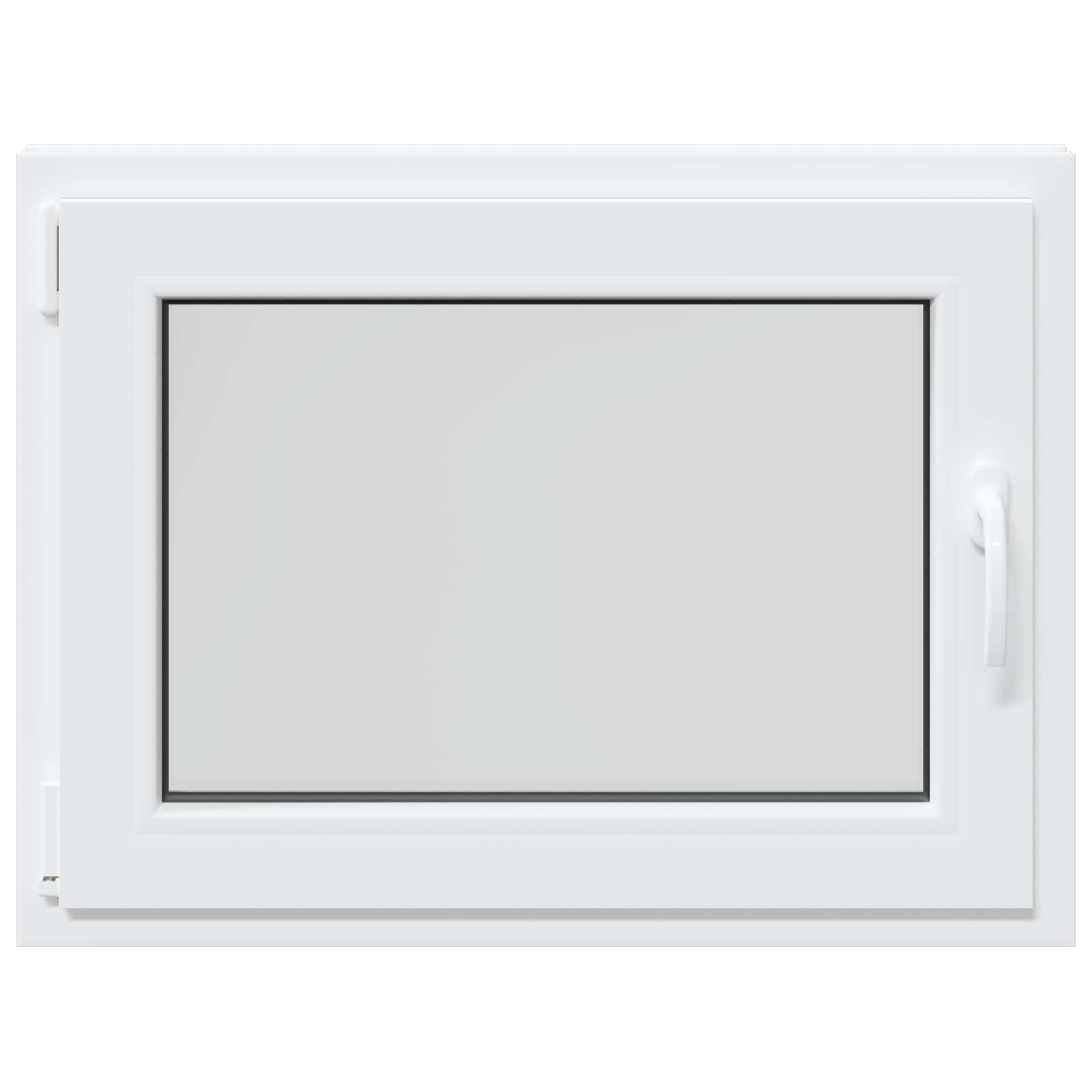 Finestra per Soffitta RISOR 80 x 70 cm PVC e Vetro Bianco | homemem39