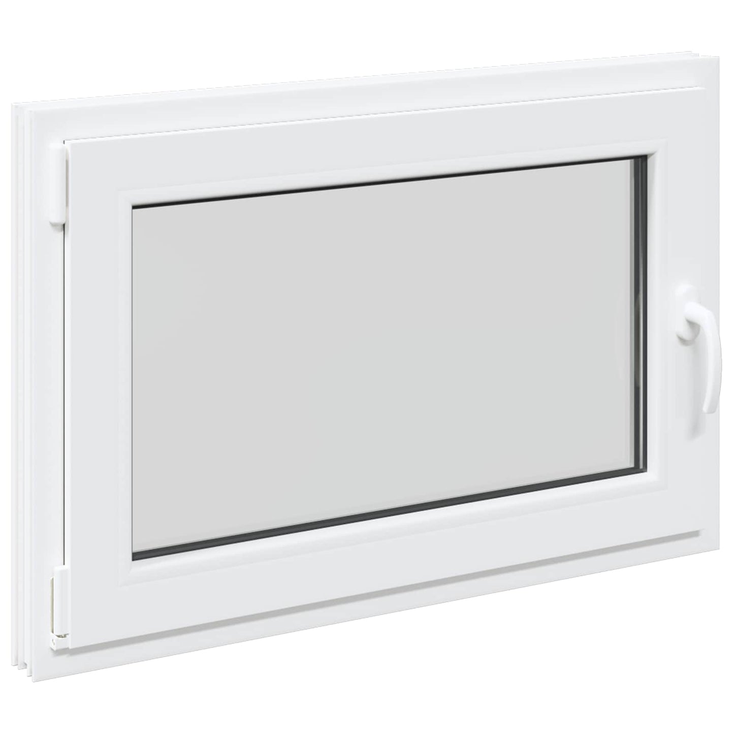Finestra per Soffitta RISOR 90 x 50 cm PVC e Vetro Bianco | homemem39