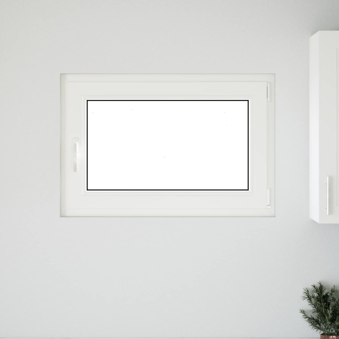 Finestra per Soffitta RISOR 90 x 60 cm PVC e Vetro Bianco | homemem39