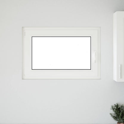 Finestra per Soffitta RISOR 90 x 60 cm PVC e Vetro Bianco | homemem39