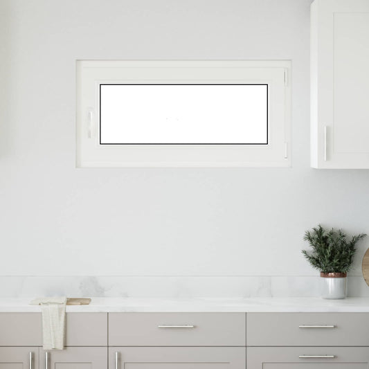 Finestra per Soffitta RISOR 100 x 50 cm PVC e Vetro Bianco | homemem39