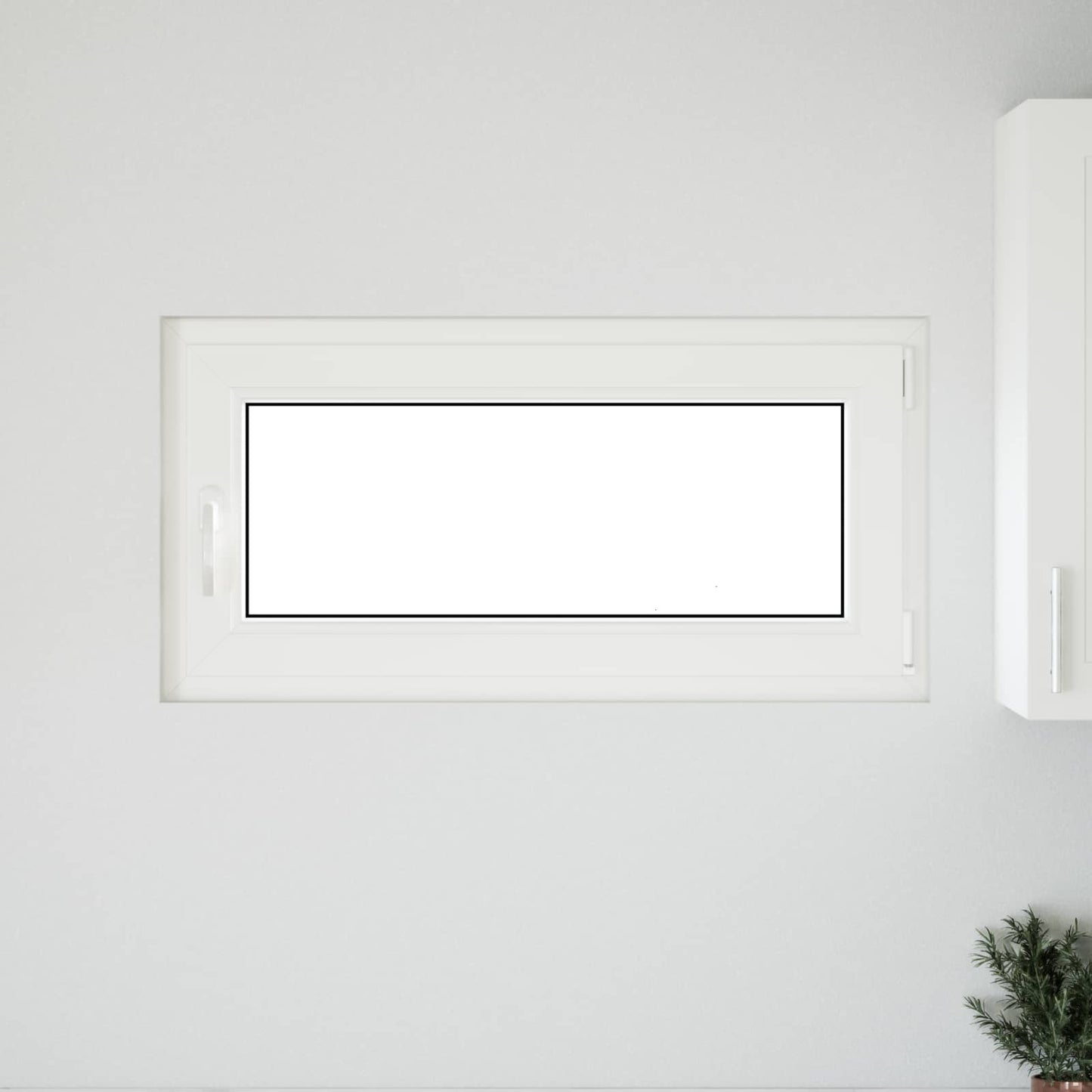 Finestra per Soffitta RISOR 100 x 50 cm PVC e Vetro Bianco | homemem39