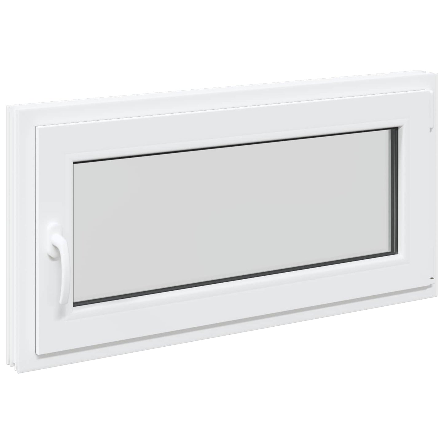 Finestra per Soffitta RISOR 100 x 50 cm PVC e Vetro Bianco | homemem39