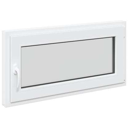 Finestra per Soffitta RISOR 100 x 50 cm PVC e Vetro Bianco | homemem39