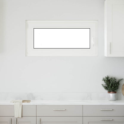 Finestra per Soffitta RISOR 100 x 50 cm PVC e Vetro Bianco | homemem39