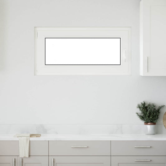 Finestra per Soffitta RISOR 100 x 50 cm PVC e Vetro Bianco | homemem39